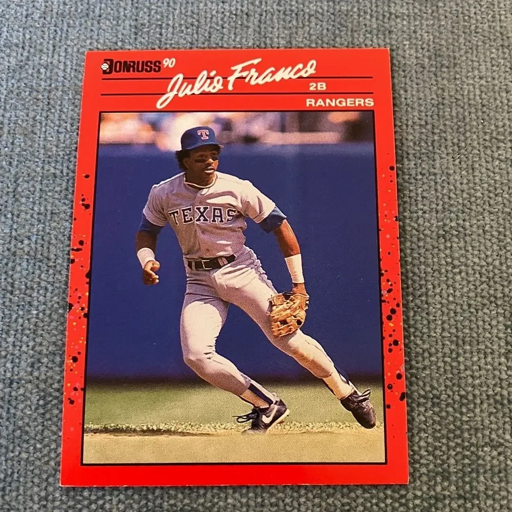 1990 Donruss Texas Rangers Baseball Card Trading Card